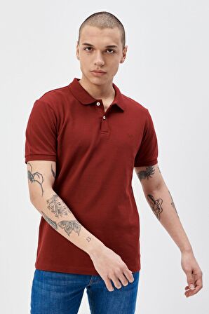 Lee Polo Yaka Kırmızı Erkek T-Shirt L211810606_Polo Yaka Tişört