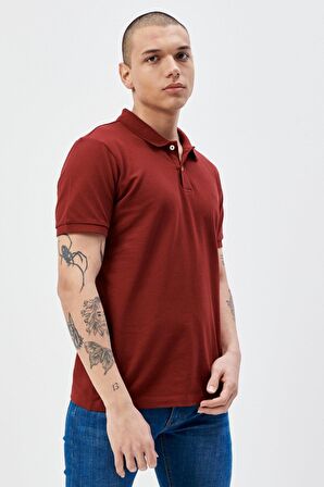 Lee Polo Yaka Kırmızı Erkek T-Shirt L211810606_Polo Yaka Tişört