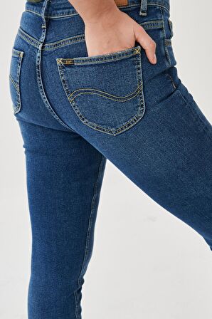 Scarlett High Skinny Fit Denim Esnek Jean Kot Pantolon