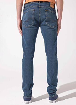 Luke Slim Fit Dar Kesim Normal Bel Mavi Esnek Jean Kot Pantolon