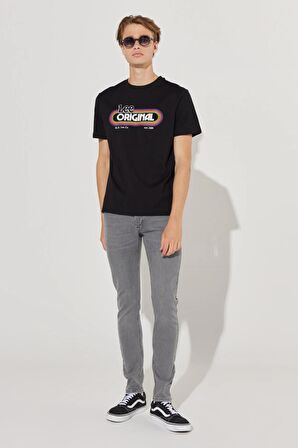 Malone Skinny Fit Dar Kesim Normal Bel Gri Esnek Jean Kot Pantolon