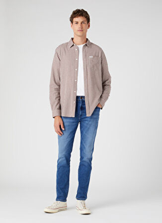 Wrangler Düşük Bel Slim Fit Erkek Denim Pantolon W18SCSZ57_Larston Jean Pantolon