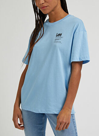 Oversize Fit Rahat Kesim %100 Pamuk Bisiklet Yaka Tişört