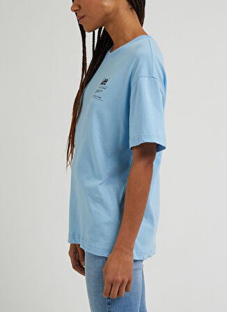 Oversize Fit Rahat Kesim %100 Pamuk Bisiklet Yaka Tişört