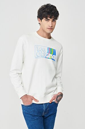 Regular Fit Normal Kesim Sıfır Yaka Sweatshirt