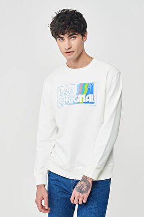 Regular Fit Normal Kesim Sıfır Yaka Sweatshirt