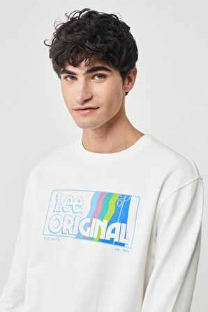 Regular Fit Normal Kesim Sıfır Yaka Sweatshirt