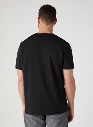 Regular Fit Normal Kesim %100 Pamuk Bisiklet Yaka Siyah Tişört