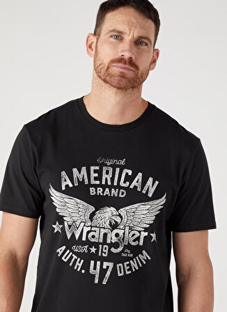 Regular Fit Normal Kesim %100 Pamuk Bisiklet Yaka Siyah Tişört