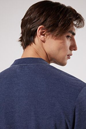 Regular Fit Normal Kesim Polo Yaka Yeşil Tişört