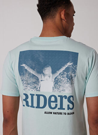 Riders By Lee Bisiklet Yaka Su Yeşili Erkek T-Shirt L231712303 Bisiklet Yaka T-shirt