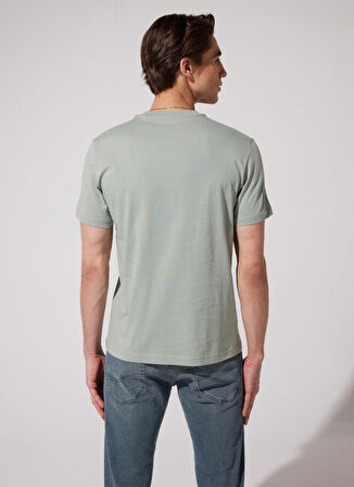 Lee Bisiklet Yaka Turkuaz Erkek T-Shirt L60UFQ303_Bisiklet Yaka T-shirt