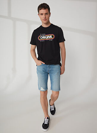 Regular Fit Normal Kesim %100 Pamuk Bisiklet Yaka Siyah Tişört