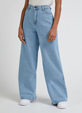 Stella A Line Fit Yüksek Bel Geniş Paça Esnek Jean Kot Pantolon