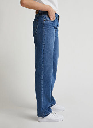 Jane Straigt Fit Düz Kesim Normal Bel Esnek Jean Kot Pantolon