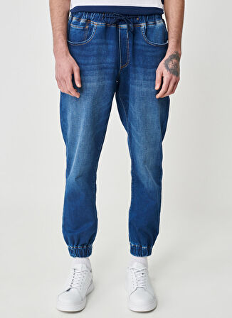 Regular Fit Normal Kesim Normal Bel Jogger Esnek Jean Kot  Pantolon