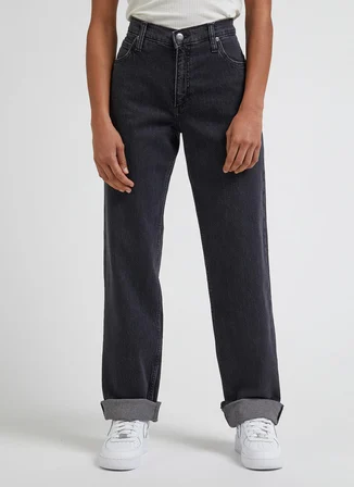 Jane Straigt Fit Düz Kesim Normal Bel Esnek Jean Kot Pantolon