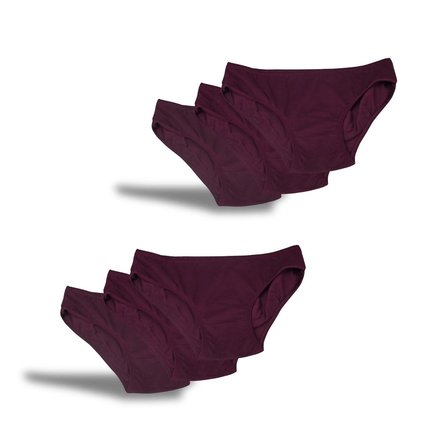 Dondeza Bambu Bikini Külot 6'lı Paket Lastikli Bel
