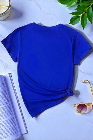 Unisex Los Angles Baskılı LA Tasarım Tshirt