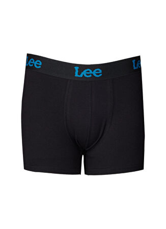 Regular Fit Normal Kesim Siyah Tekli Boxer