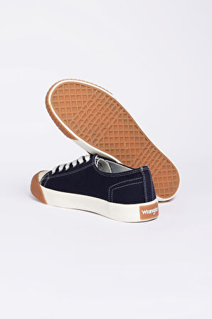 %100 Deri Lacivert Sneaker