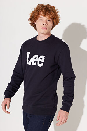 Regular Fit Normal Kesim %100 Pamuk Sıfır Yaka Sweatshirt