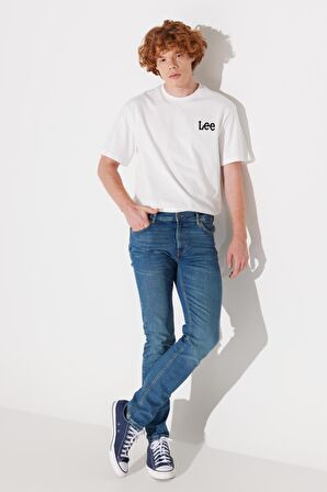 Rider Slim Fit Dar Kesim Normal Bel Mavi Esnek Jean Kot Pantolon