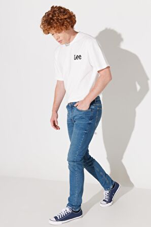 Rider Slim Fit Dar Kesim Normal Bel Mavi Esnek Jean Kot Pantolon