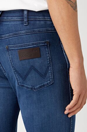 Slim Fit Dar Kesim Düşük Bel Mavi Esnek Larston Jean Denim Kot Pantolon