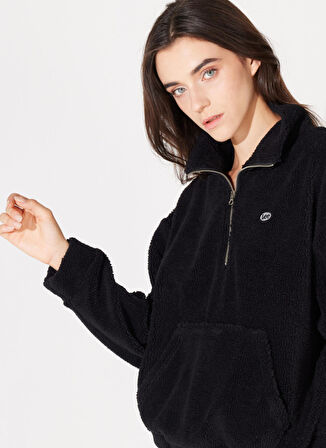 Lee Siyah Kadın Kapüşonlu Regular Fit Sweatshirt L232346001