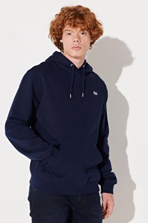 Lee Kapüşonlu Regular Fit Lacivert Erkek Sweatshirt L80YRYA67