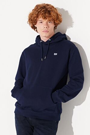 Lee Kapüşonlu Regular Fit Lacivert Erkek Sweatshirt L80YRYA67