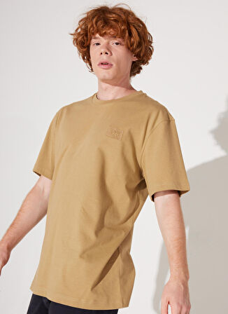 Lee Bisiklet Yaka Kiremit Erkek T-Shirt LL84FU60 Bisiklet Yaka T-shirt