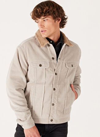 Lee Taş Erkek Denim Ceket LV50OOE32 Sherpa Jean Ceket