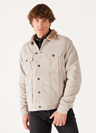 Lee Taş Erkek Denim Ceket LV50OOE32 Sherpa Jean Ceket