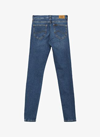 Lee Normal Bel Süper Dar Paça Skinny Fit Açık Mavi Kadın Denim Pantolon L526005404-Açık Mavi