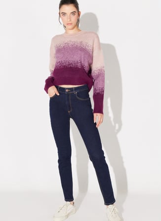 Lee Yüksek Bel Süper Dar Paça Skinny Fit Mavi Kadın Denim Pantolon L62602336-Mavi