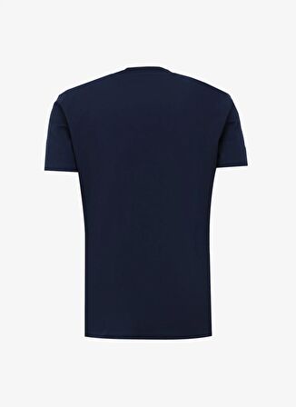 Lee Bisiklet Yaka Lacivert Erkek T-Shirt L241521410 Loose Fit T-shirt