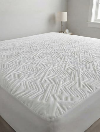 Royam Bambu Kumaş Ultra Sessiz Sıvı Geçirmez Yatak Alezi Fitted Full Kenar Tek Kişilik 120 x 200 + 35