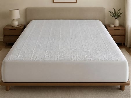 Royam Bambu Kumaş Ultra Sessiz Sıvı Geçirmez Yatak Alezi Fitted Full Kenar Tek Kişilik 100 x 200 + 35
