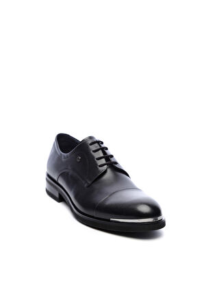 Tamer Tanca Erkek Hakiki Deri Siyah Deri Ayakkabı 383 4279 ERK AYK SK 20/21 SIYAH DR