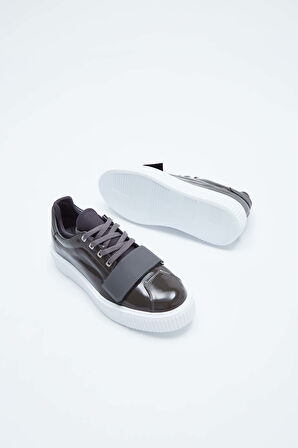 Tamer Tanca Erkek Hakiki Deri Gri Casual Ayakkabı 352 13663 ERK AYK SK20-21 GRI RGN CIRTLI