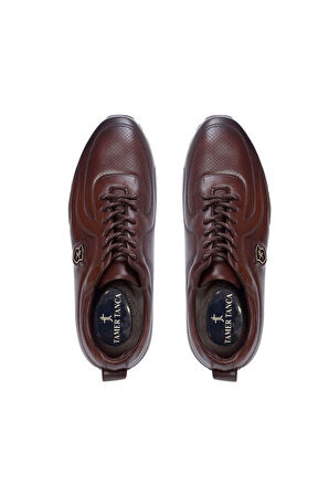 Tamer Tanca Erkek Hakiki Deri Kahverengi Casual Ayakkabı 383 4516 EV ERK AYK Y21 KAHVE DR