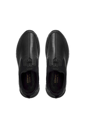 Tnc Sports Erkek Hakiki Deri Siyah/Siyah Sneakers & Spor Ayakkabı 381 14086 ERK AYK SK21-22 SIYAH VEN SIYAH
