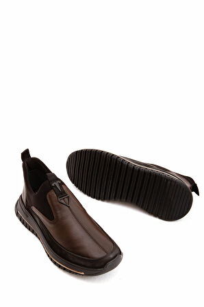 Tnc Sports Erkek Hakiki Deri Siyah/Kahve Sneakers & Spor Ayakkabı 381 14086 ERK AYK SK21-22 SIYAH VEN KAHVE