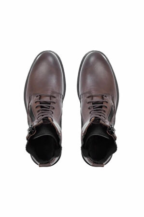 Tamer Tanca Erkek Hakiki Deri Kahverengi POSTAL Bot 223 0244 ERK BOT SK21/22 KAHVE