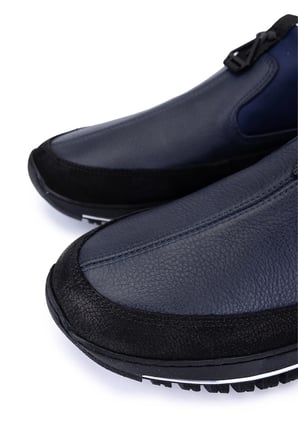 Tnc Sports Erkek Hakiki Deri Lacivert Sneakers & Spor Ayakkabı 381 14086 ERK AYK SK21-22 LACI/SIYAH