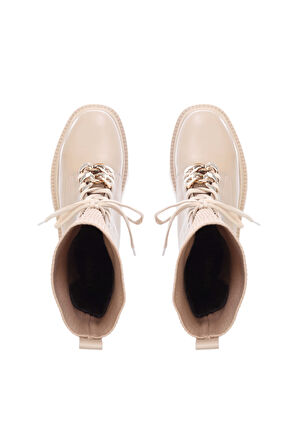 Tamer Tanca Kadın Tekstil & Vegan Bej Günlük Bot 829 5051 BYN BOT SK21-22 NUDE CILT