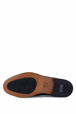 Tamer Tanca Erkek Hakiki Deri Siyah Klasik Ayakkabı 342 7246  ERK AYK SK21-22 SIYAH YILAN