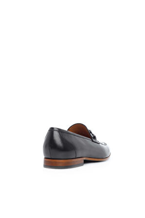 Tamer Tanca Erkek Hakiki Deri Siyah Bufalo Makosen Ayakkabı 477 60305K ERK AYK Y21 SIYAH BUFALO